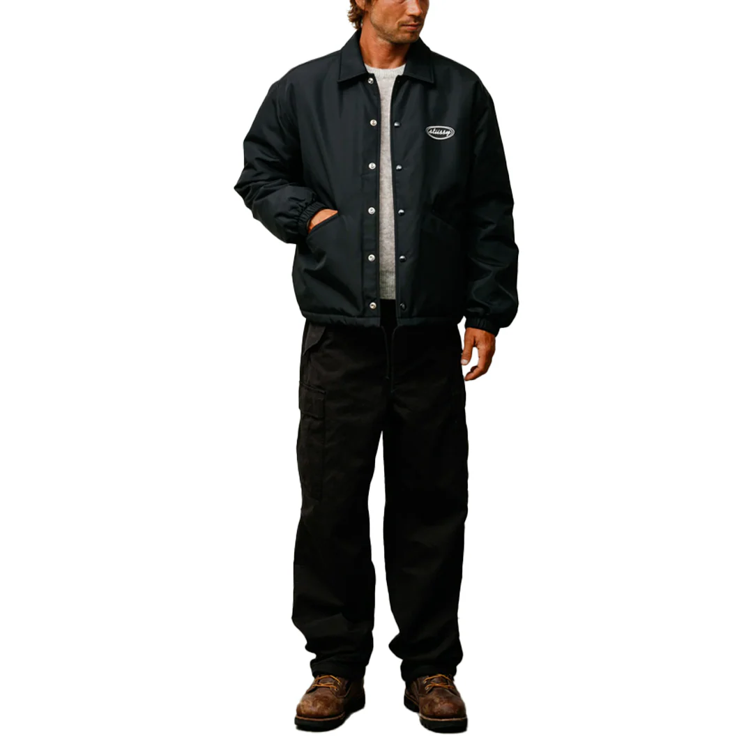 COACHES JACKET BLACK - Image 3