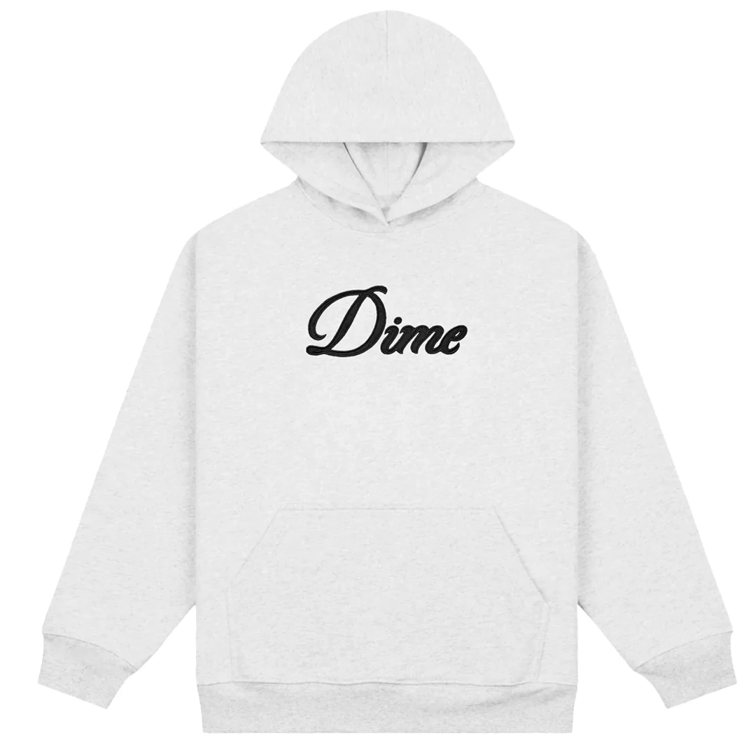 CURSIVE HOODIE ASH