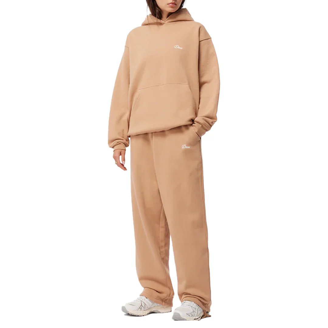 CURSIVE SMALL LOGO HOODIE HAZELNUT - Image 2