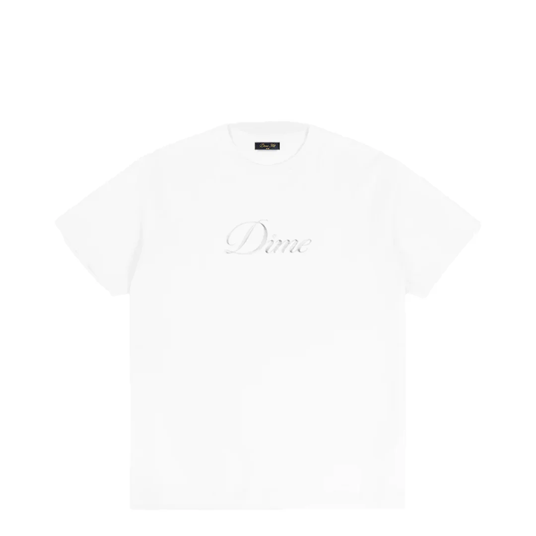 CURSIVE T-SHIRT WHITE