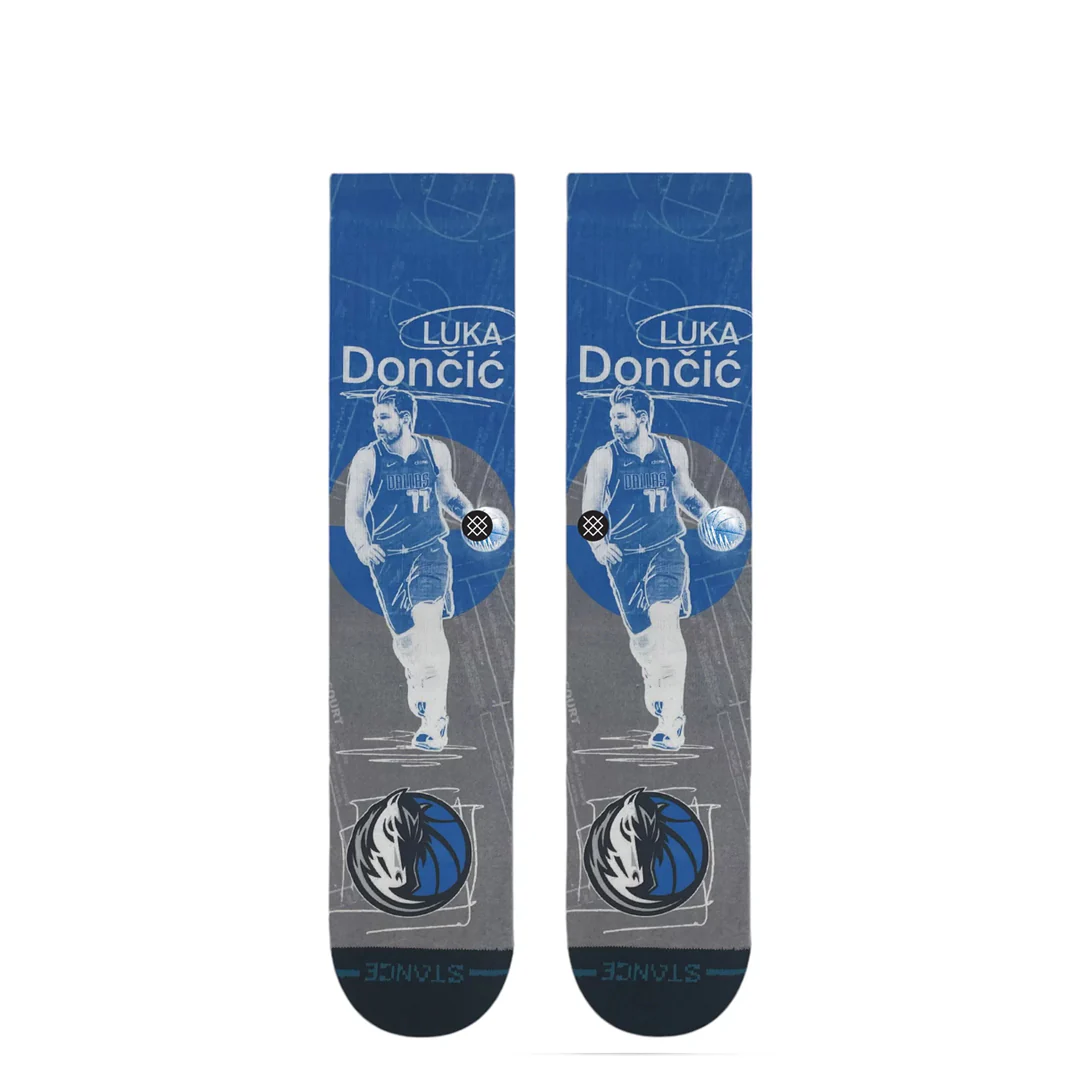 DALLAS MAVERICKS LUKA PASTED SOCKS