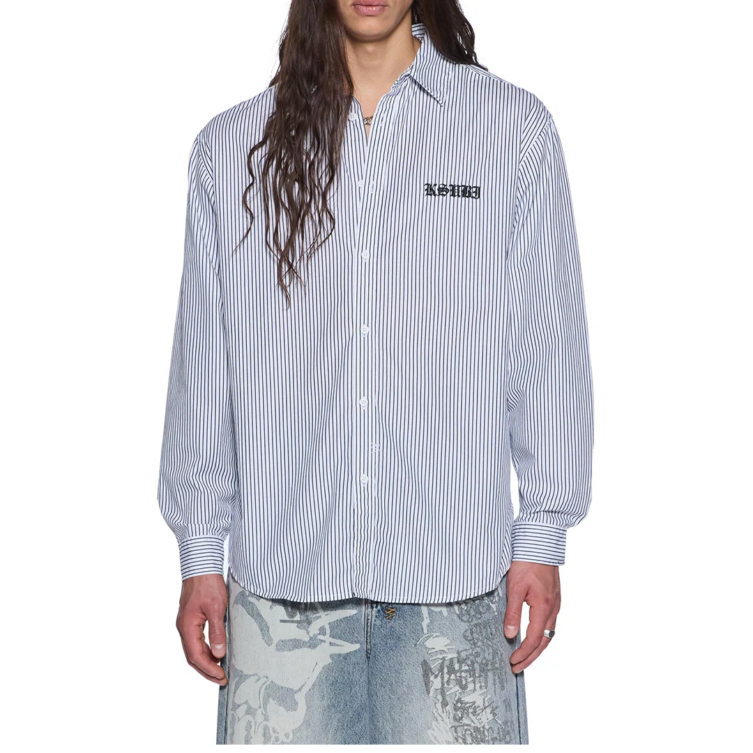 HAUNTED KSIGNATURE LONGSLEEVE BLACK STRIPE SHIRT