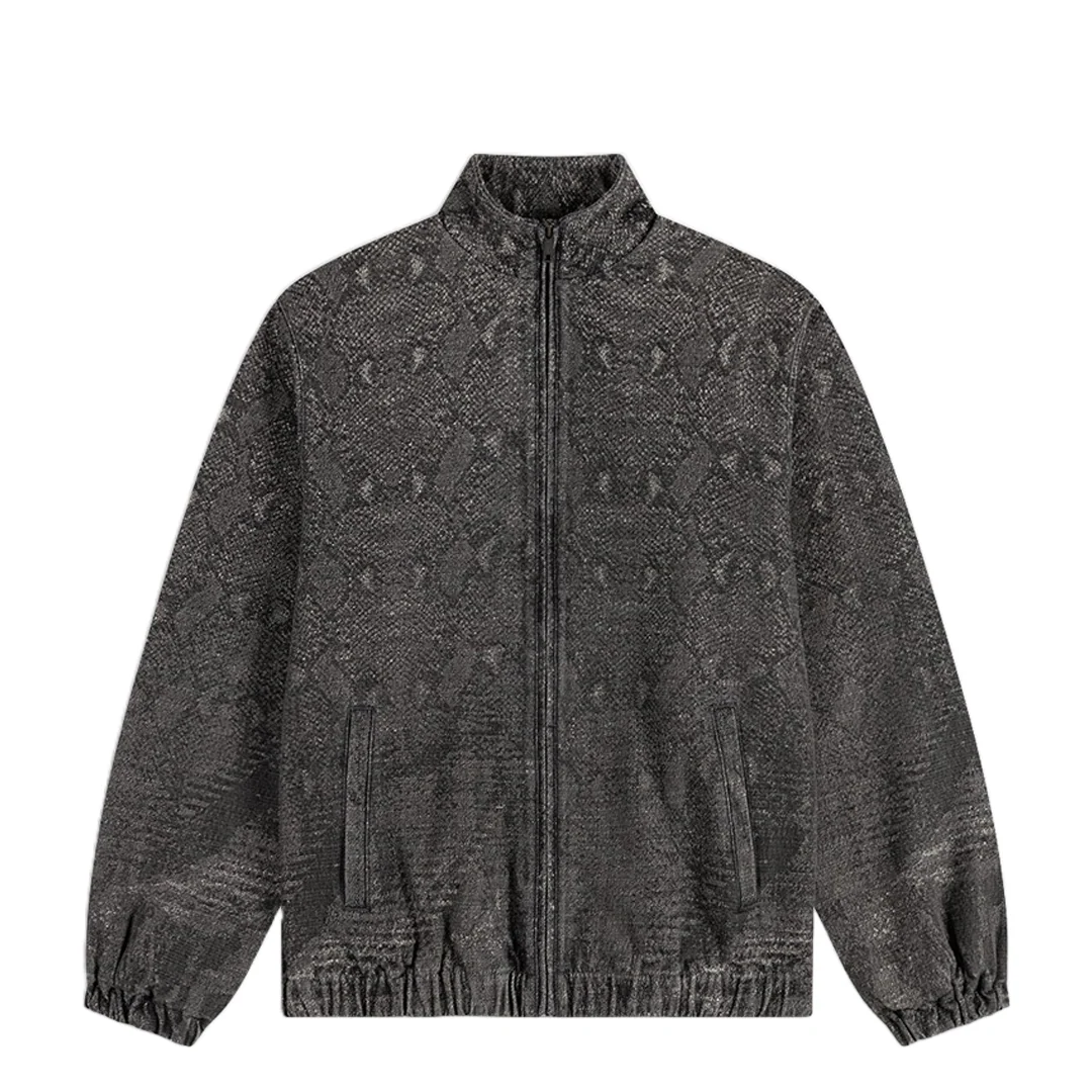 DENIM SNAKE TRACK JACKET