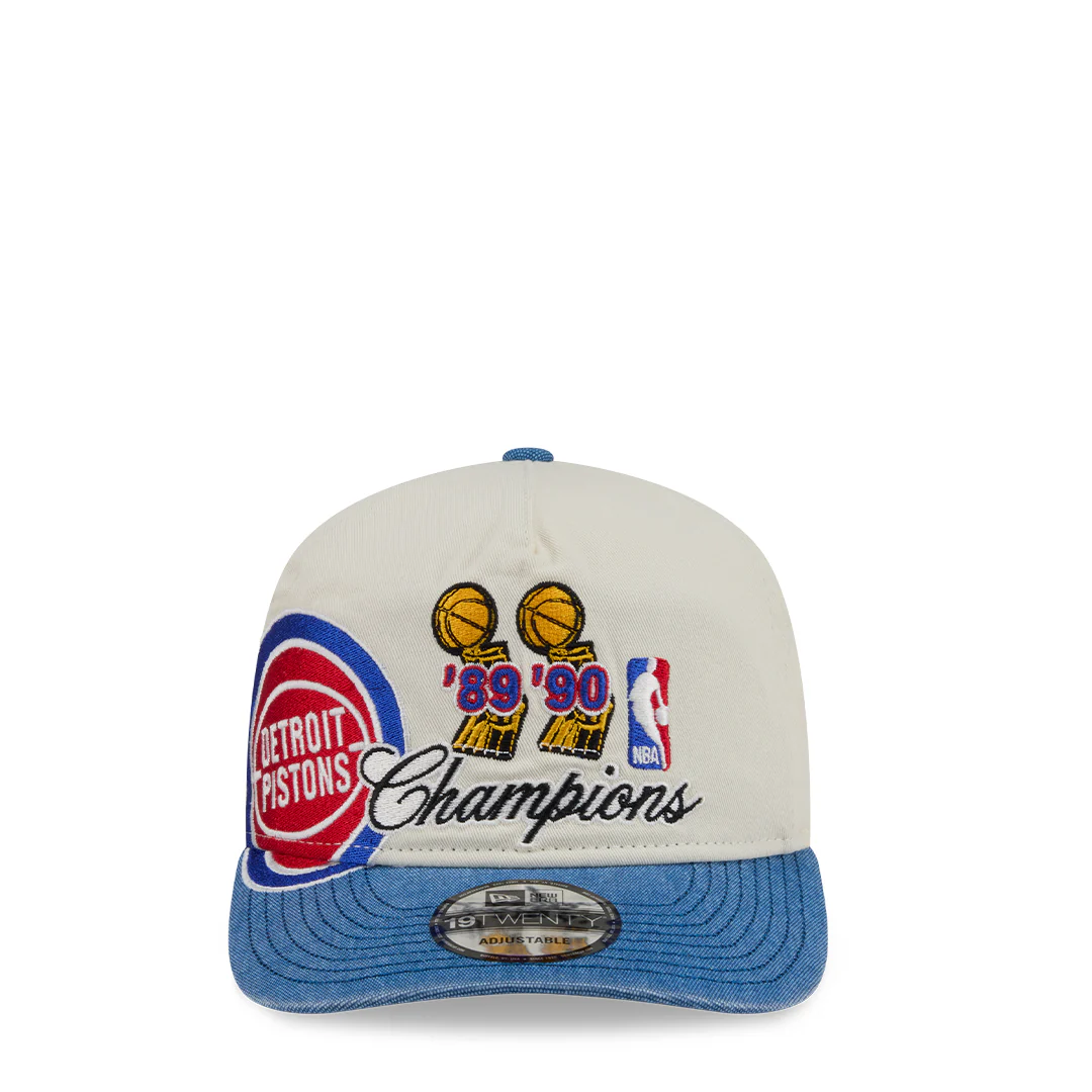 DETROIT PISTONS CHAMPIONS 19TWENTY ADJUSTABLE BEIGE HAT - Image 2