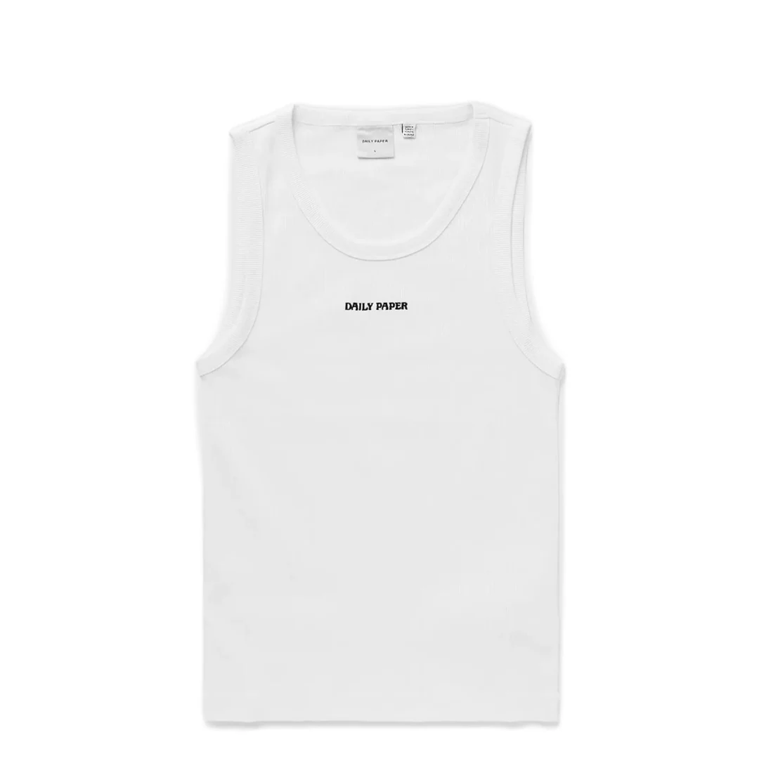 DIAS RIB TANK TOP WHITE - Image 2