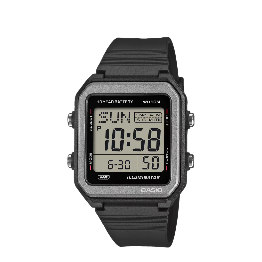 DIGITAL BLACK WATCH W-221H-1AV