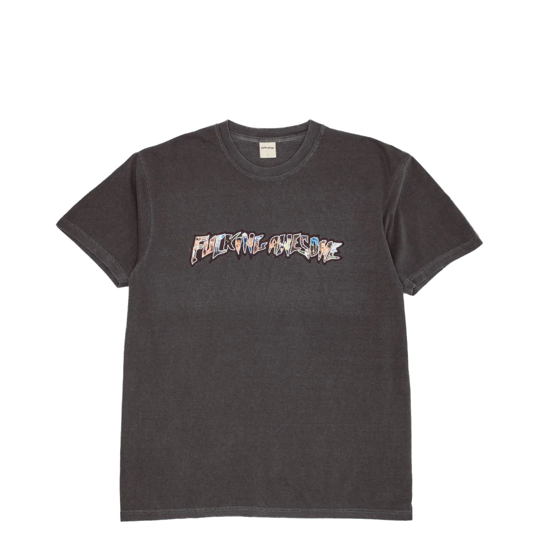 DILL COLLAGE LOGO SHORT SLEEVE TEE PEPPER