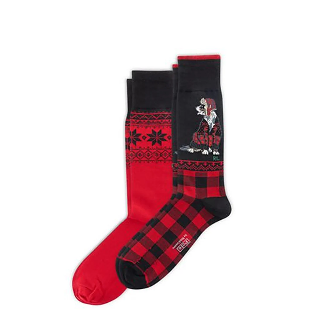 HOLIDAY EMBROIDERED SOCKS