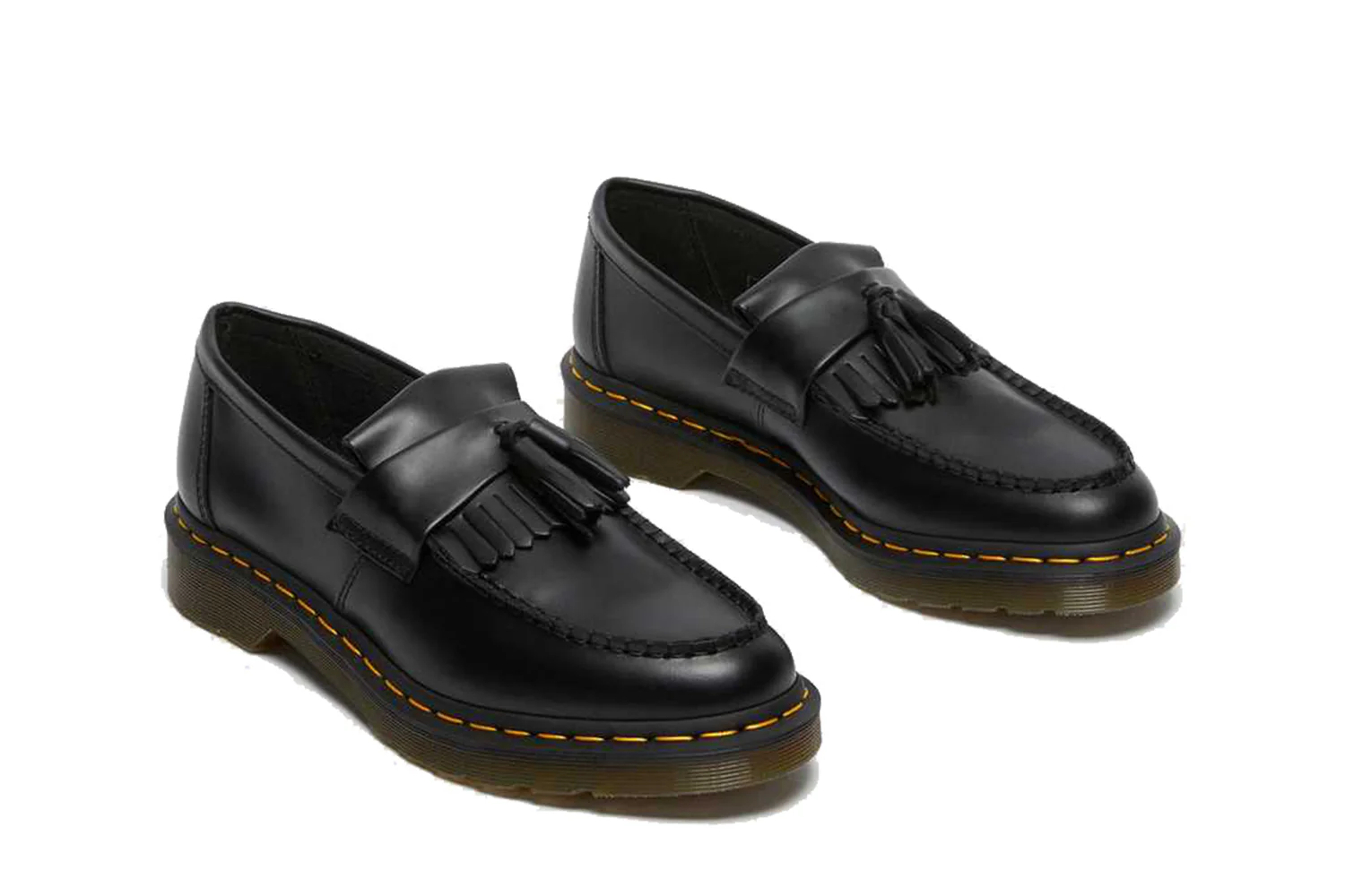ADRIAN YELLOW STITCH BLACK - SMOOTH LEATHER - Image 3