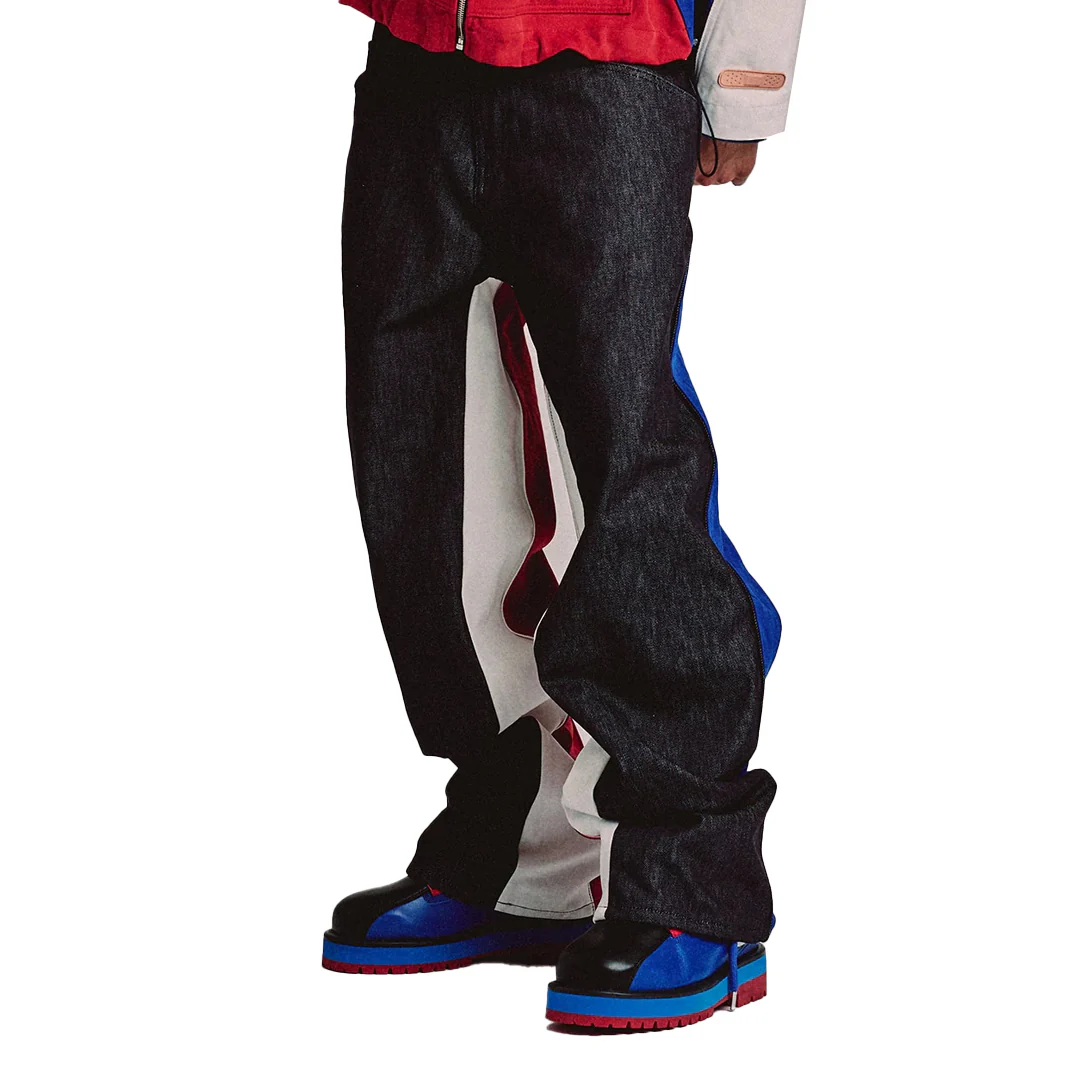 EBISU PANT RED/BLUE - Image 4