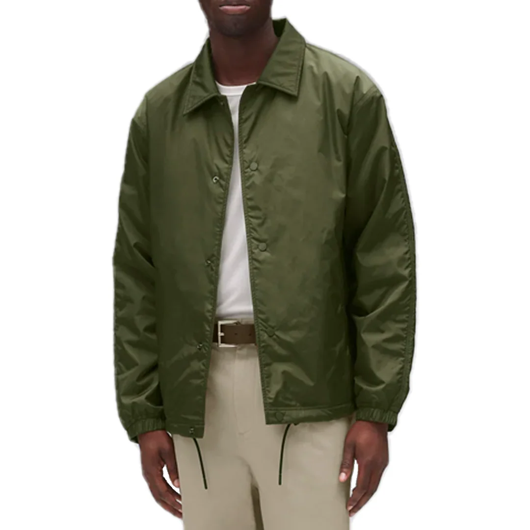 ECONYL SATIN NYLON COACH'S JACKET FATIGUE - Image 3