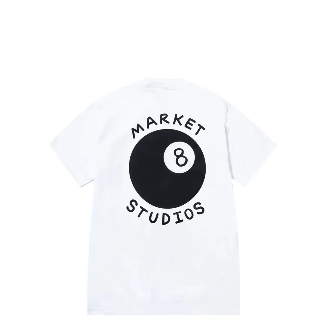 EIGHT BALL T-SHIRT WHITE - Image 2