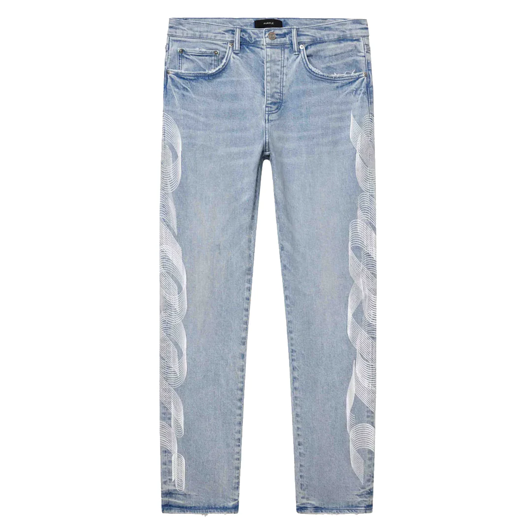 EMBROIDERY LOGO JEANS