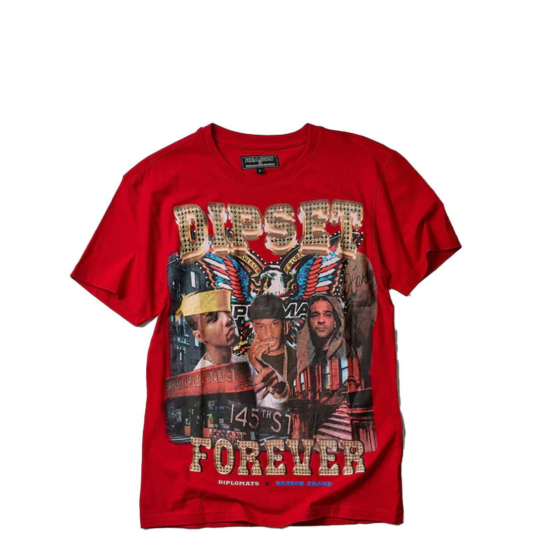 FOREVER SHORT SLEEVE TEE RED