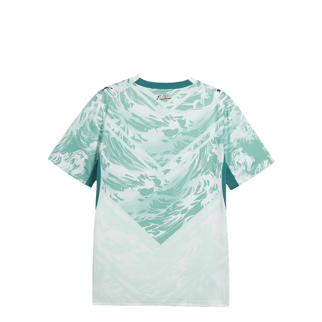 FPF AWAY JERSEY REPLICA PORTUGAL WHITE/GREEN LAGOON - Image 2