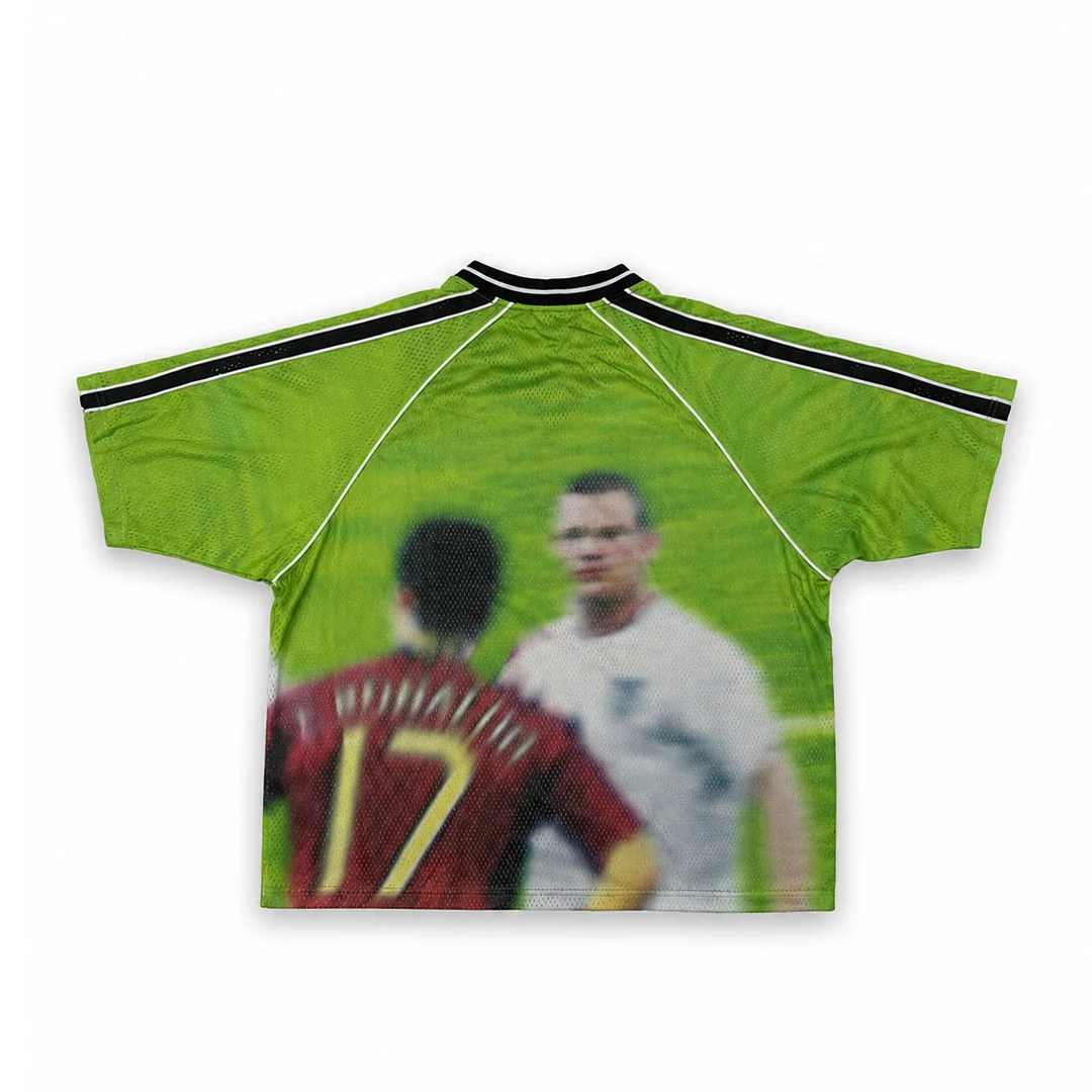 FRENEMIES FOOTBALL SHIRT GREEN/MULTI - Image 2