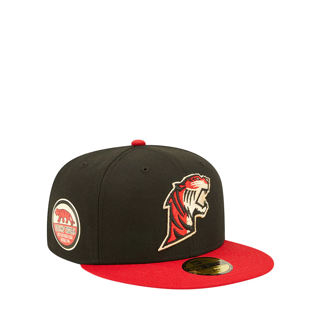 FRESNO GRIZZLIES RED TIGERS THEME NIGHT 59FIFTY FITTED SNAPBACK - Image 2