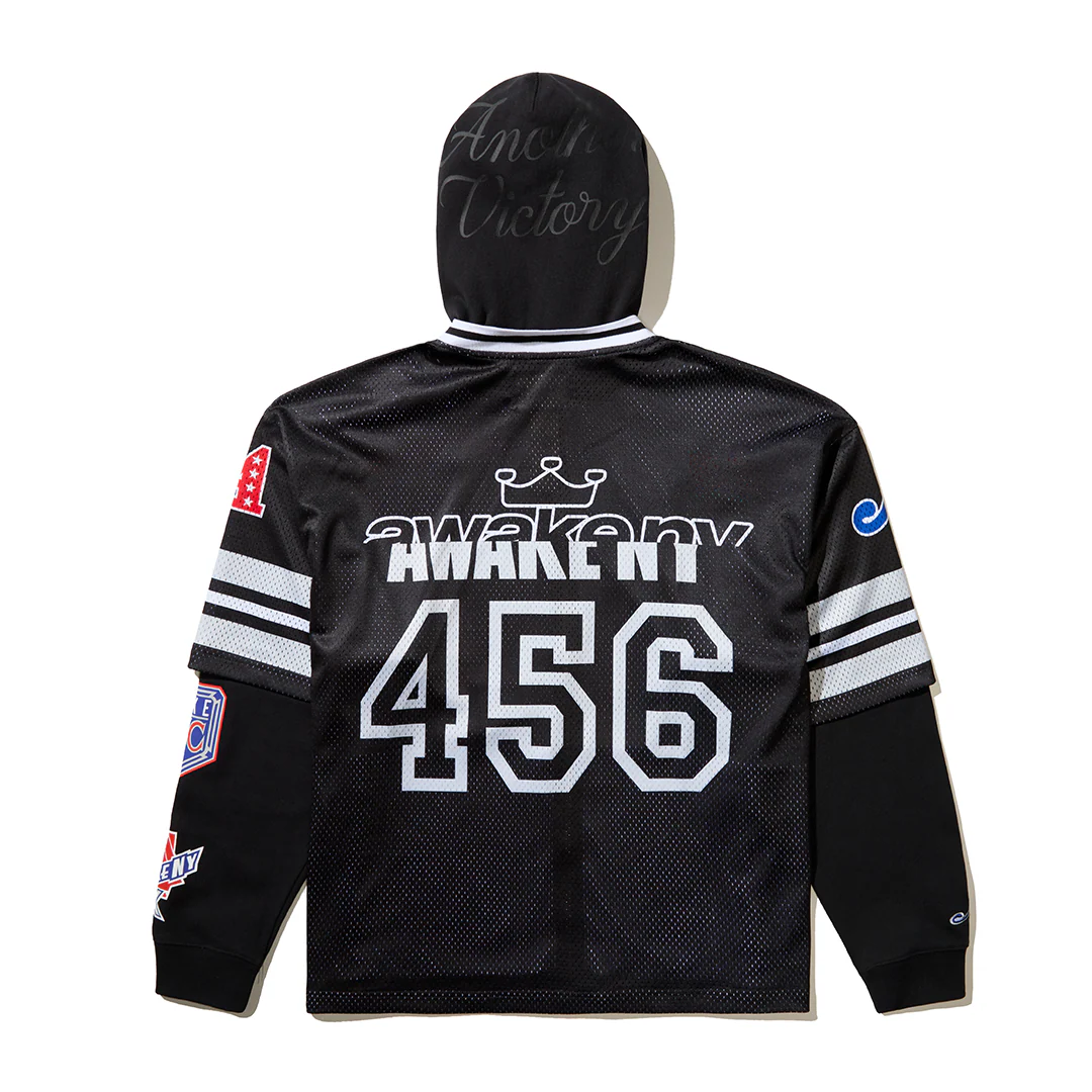 HEADCRAMP CHAMPS JERSEY ZIP UP BLACK - Image 2