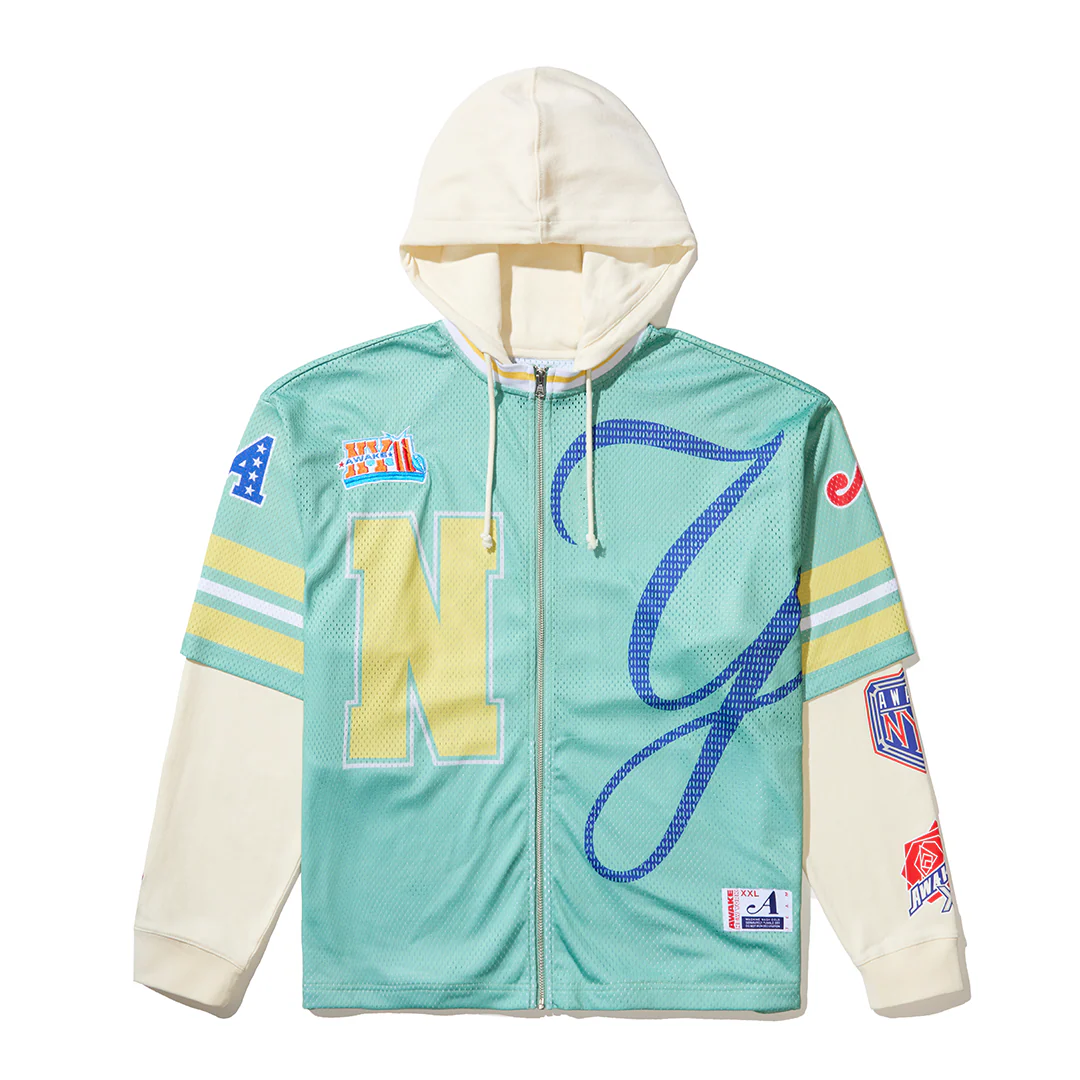 HEADCRAMP CHAMPS JERSEY ZIP UP GREEN