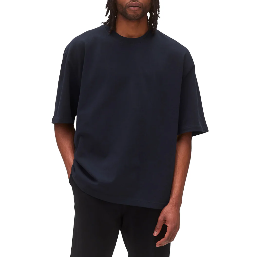 HEAVYWEIGHT JERSEY RELAXED T-SHIRT BLACK - Image 2