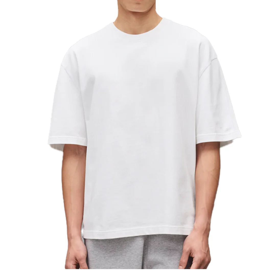 HEAVYWEIGHT JERSEY RELAXED TEE WHITE - Image 2