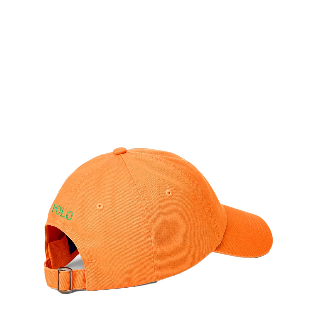 ICONIC COTTON CHINO BALL CAP ORANGE - Image 2
