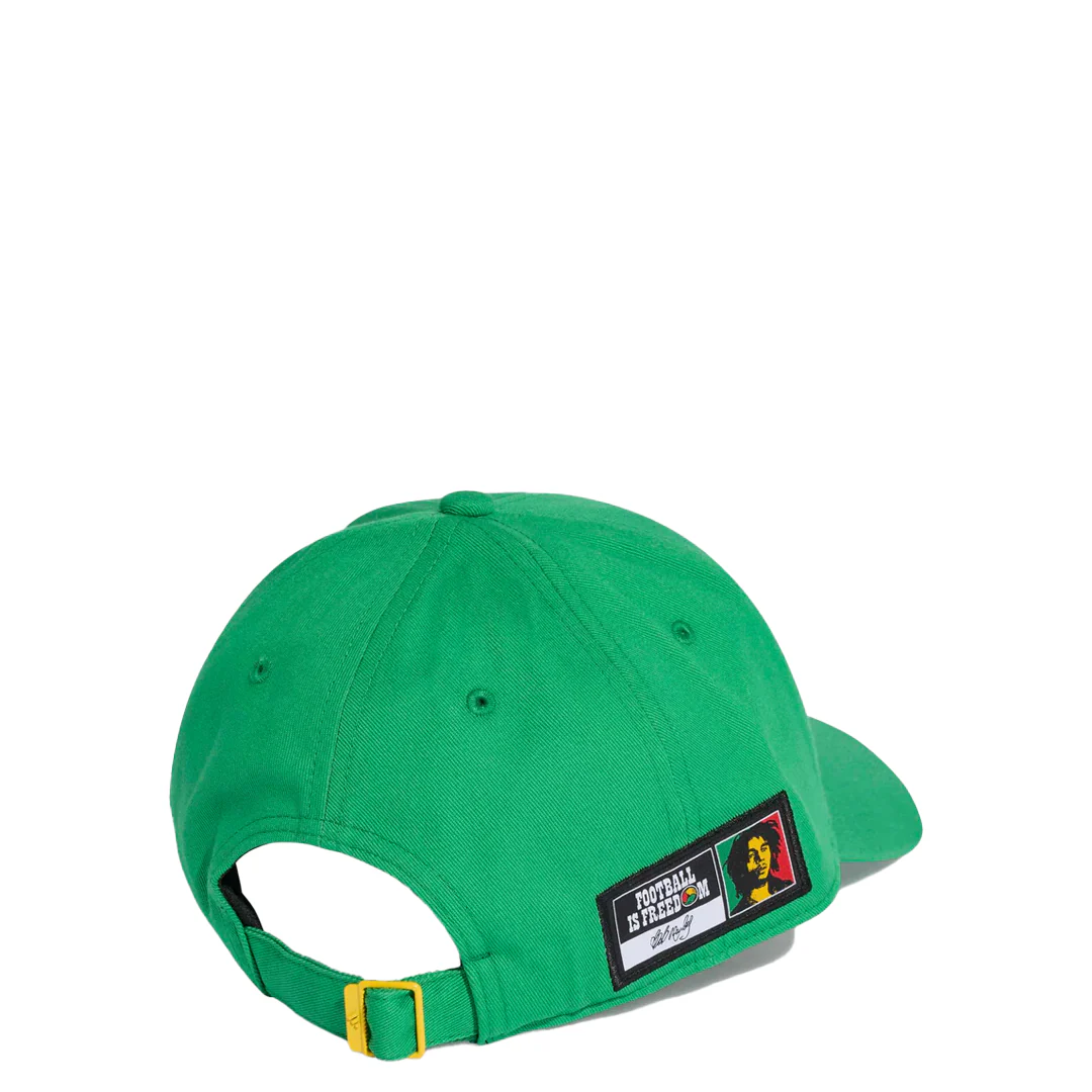JAMAICA FOOTBALL FEDERATION BOB MARLEY HAT GREEN - Image 2