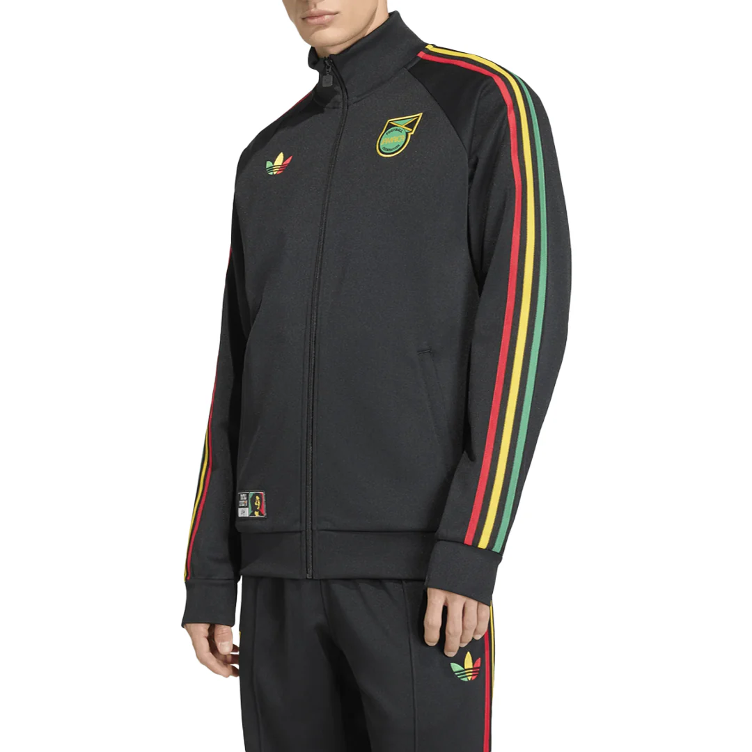 JAMAICA X BOB MARLEY ORIGINALS TRACK TOP BLACK - Image 2
