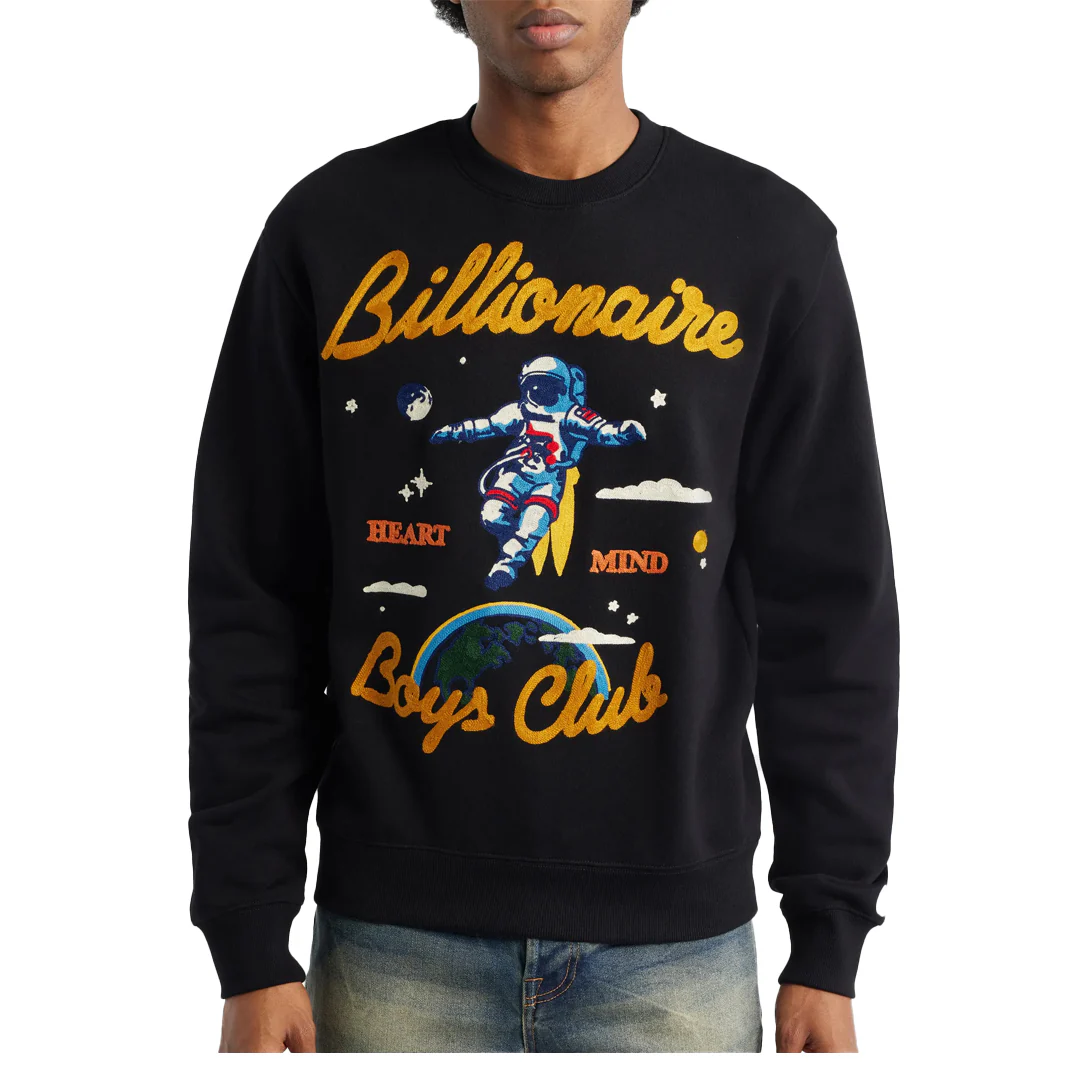 JET SET EMBROIDERED GRAPHIC SWEATSHIRT - Image 2
