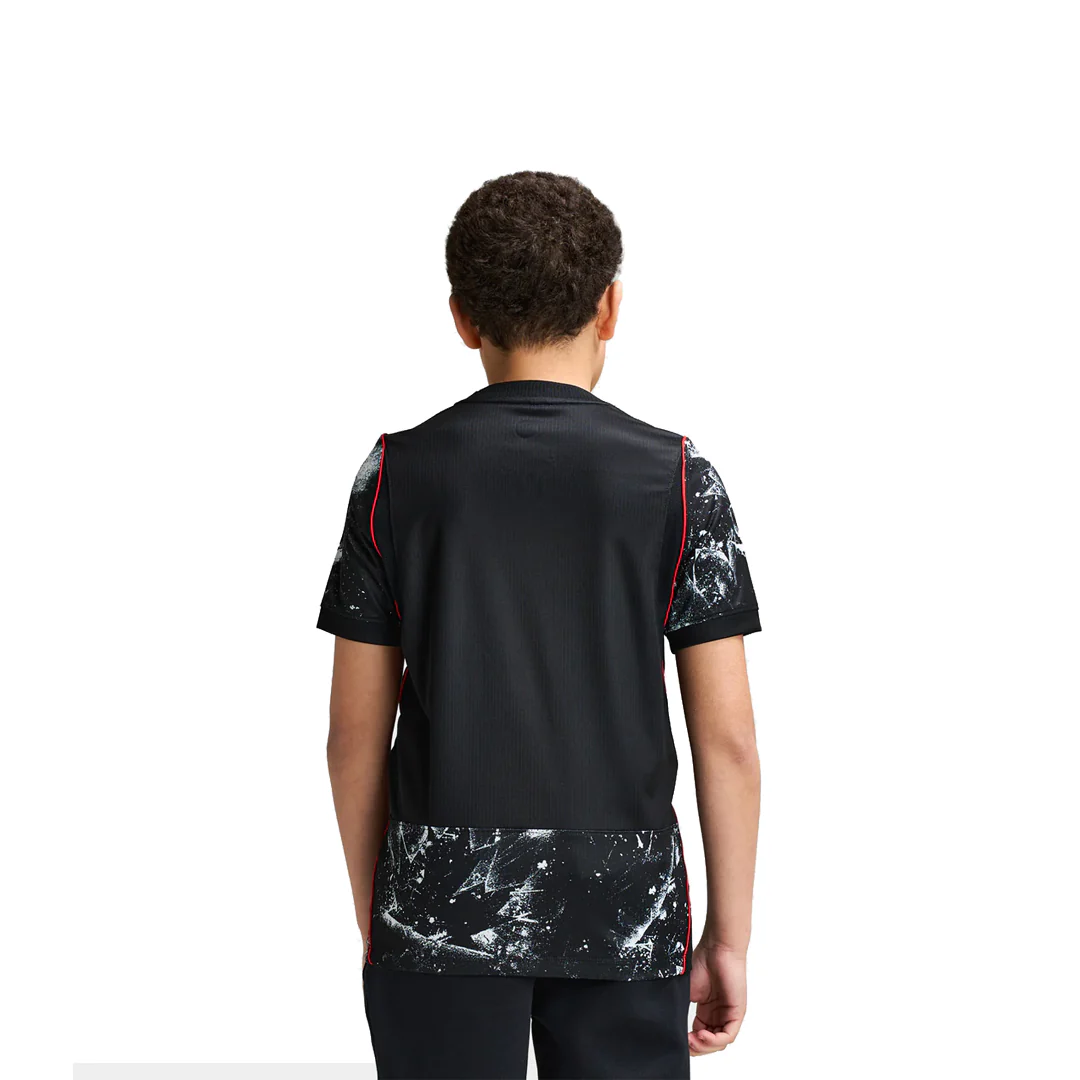 KIDS' STADIUM AWAY REPLICA JERSEY BLACK - Image 2