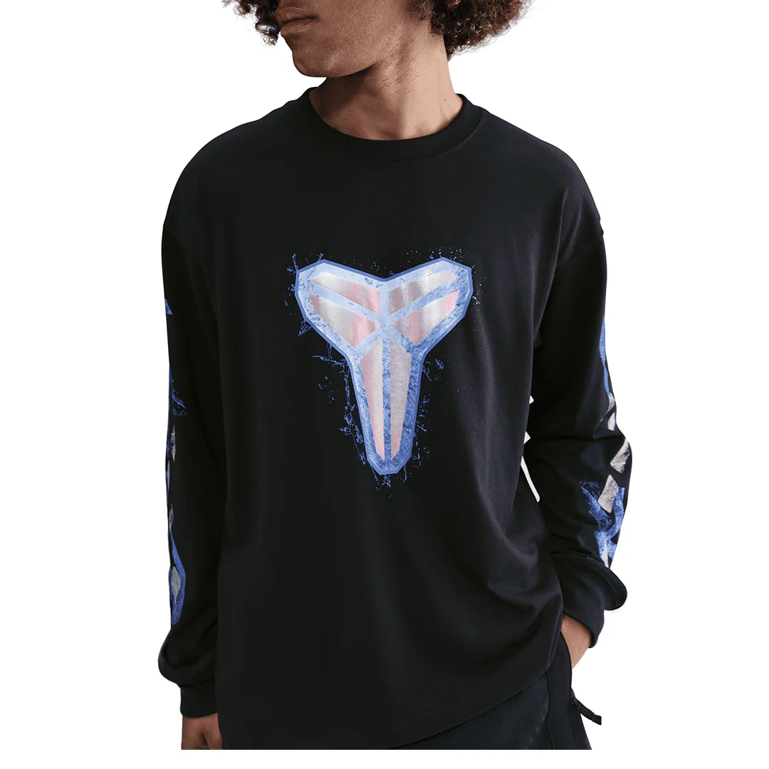 KOBE DRI-FIT BASKETBALL LONG SLEEVE SHIRT BLACK - Image 2