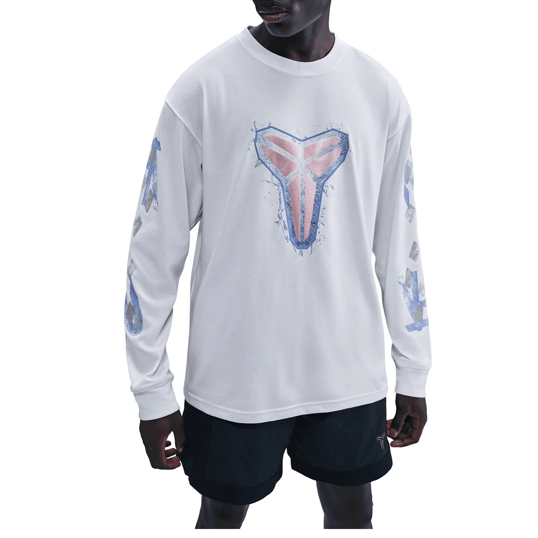 KOBE LONGSLEEVE T-SHIRT WHITE - Image 3
