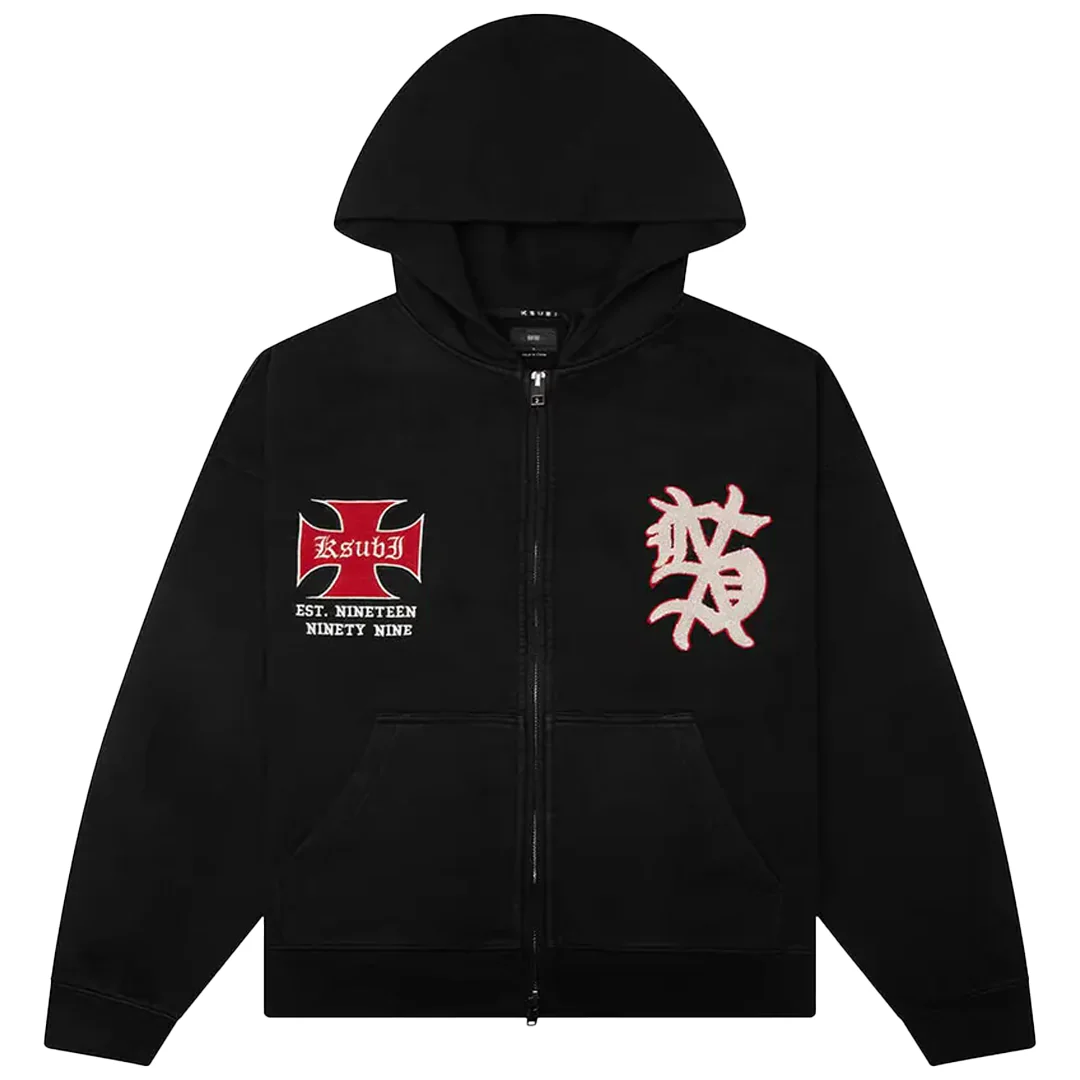 LEAGUE EKCESS ZIP HOODIE JET BLACK