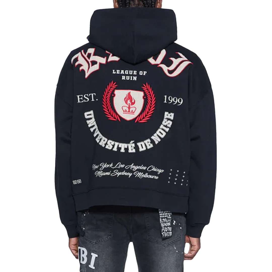 LEAGUE EKCESS ZIP HOODIE JET BLACK - Image 2