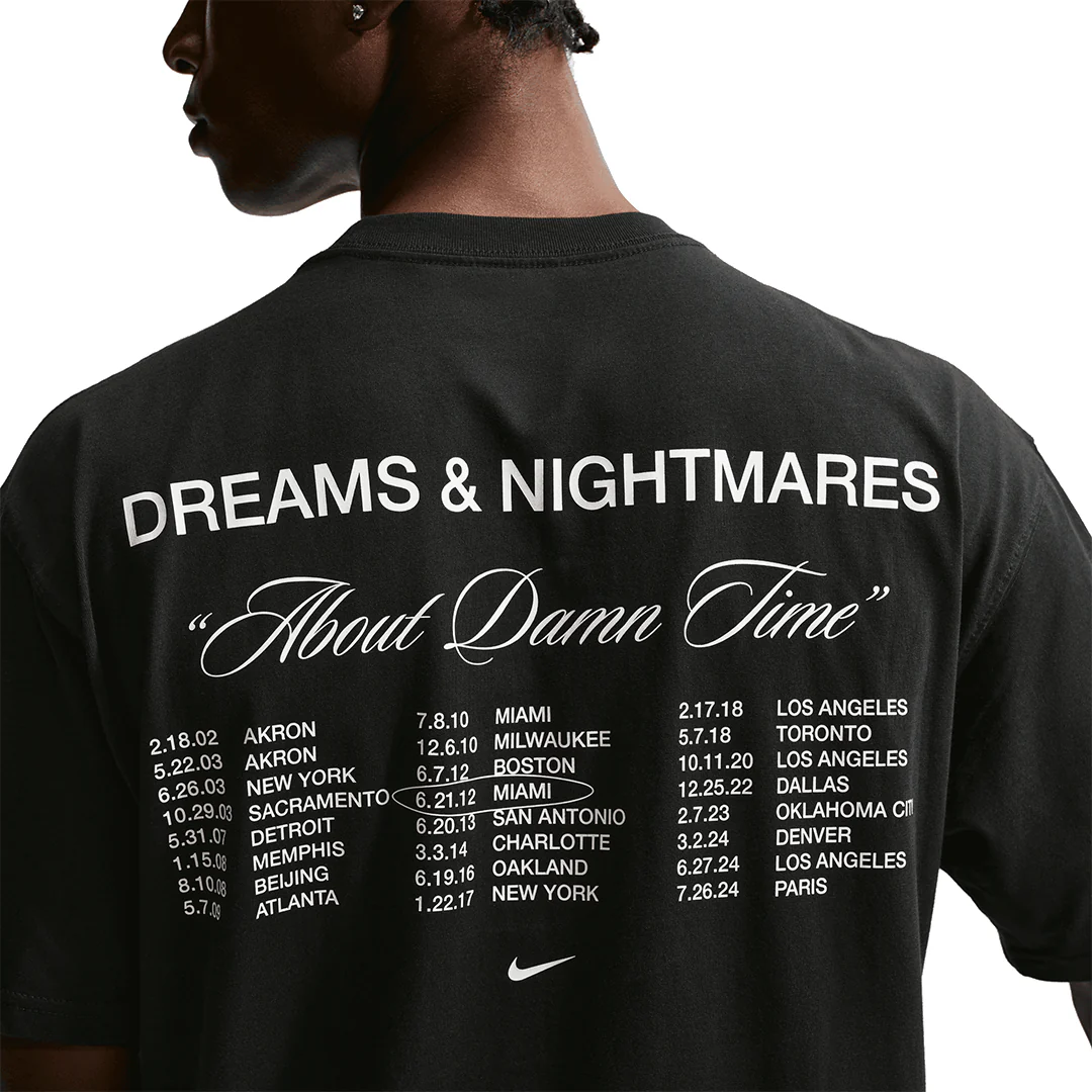 LEBRON "DREAMS AND NIGHTMARES" T-SHIRT BLACK - Image 4