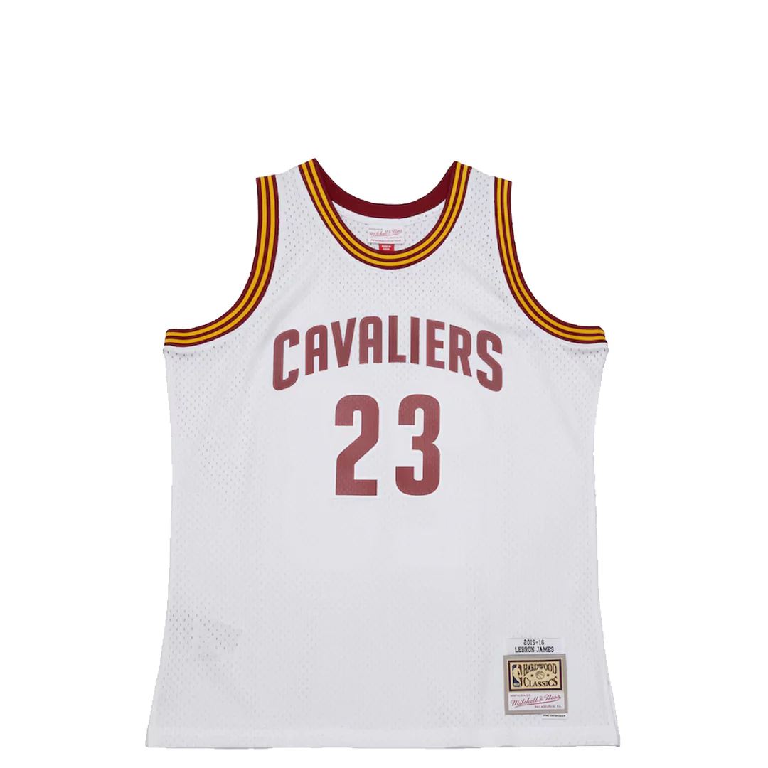LEBRON JAMES CLEVELAND CAVALIERS 2015/16 SWINGMAN JERSEY WHITE