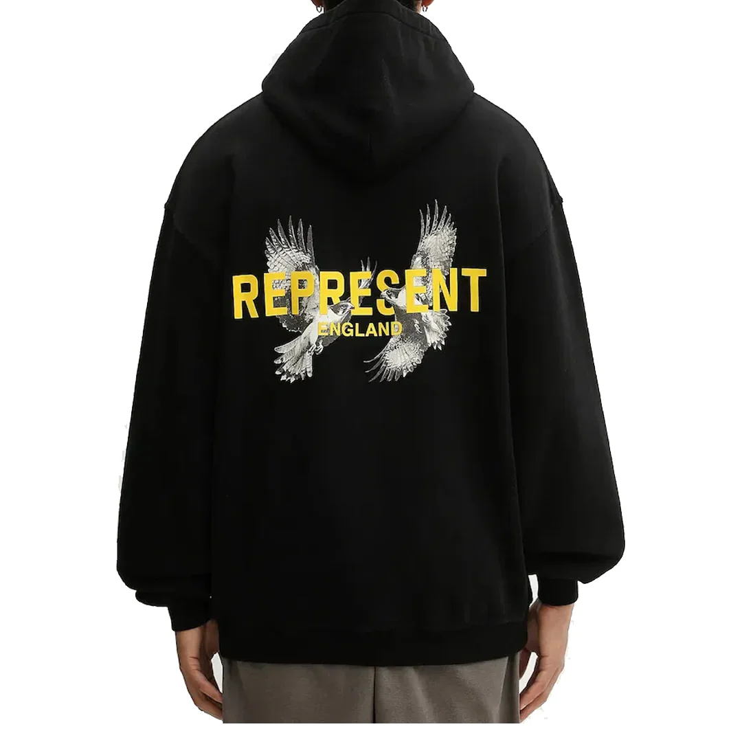 LEGACY FALCON HOODIE JET BLACK - Image 3