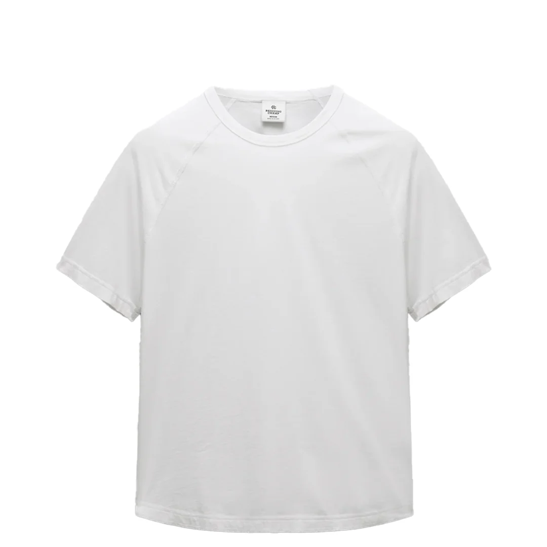 LIGHTWEIGHT JERSEY STANDARD RAGLAN TSHIRT WHITE