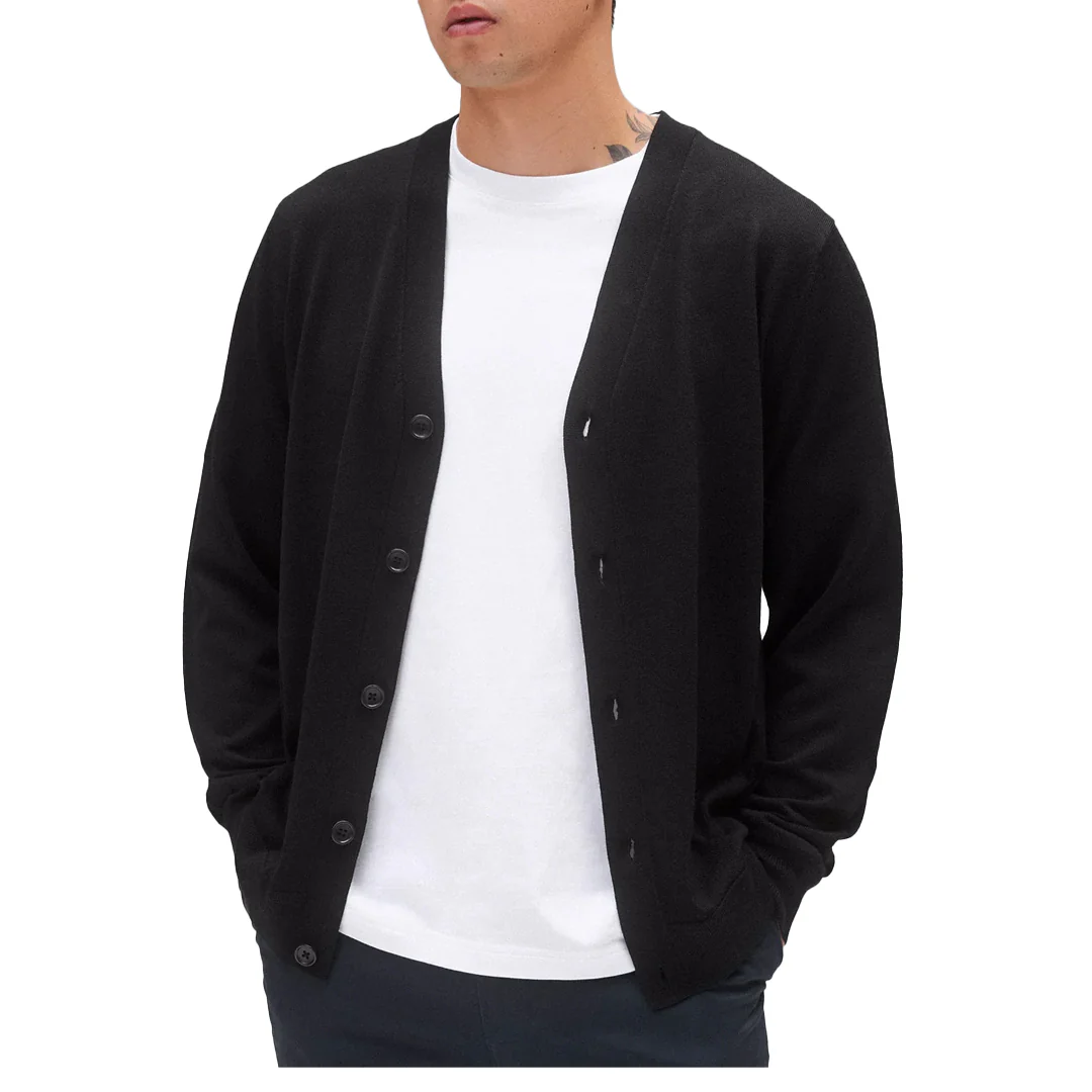 LIGHTWEIGHT MERINO HARRY CARDIGAN - Image 3