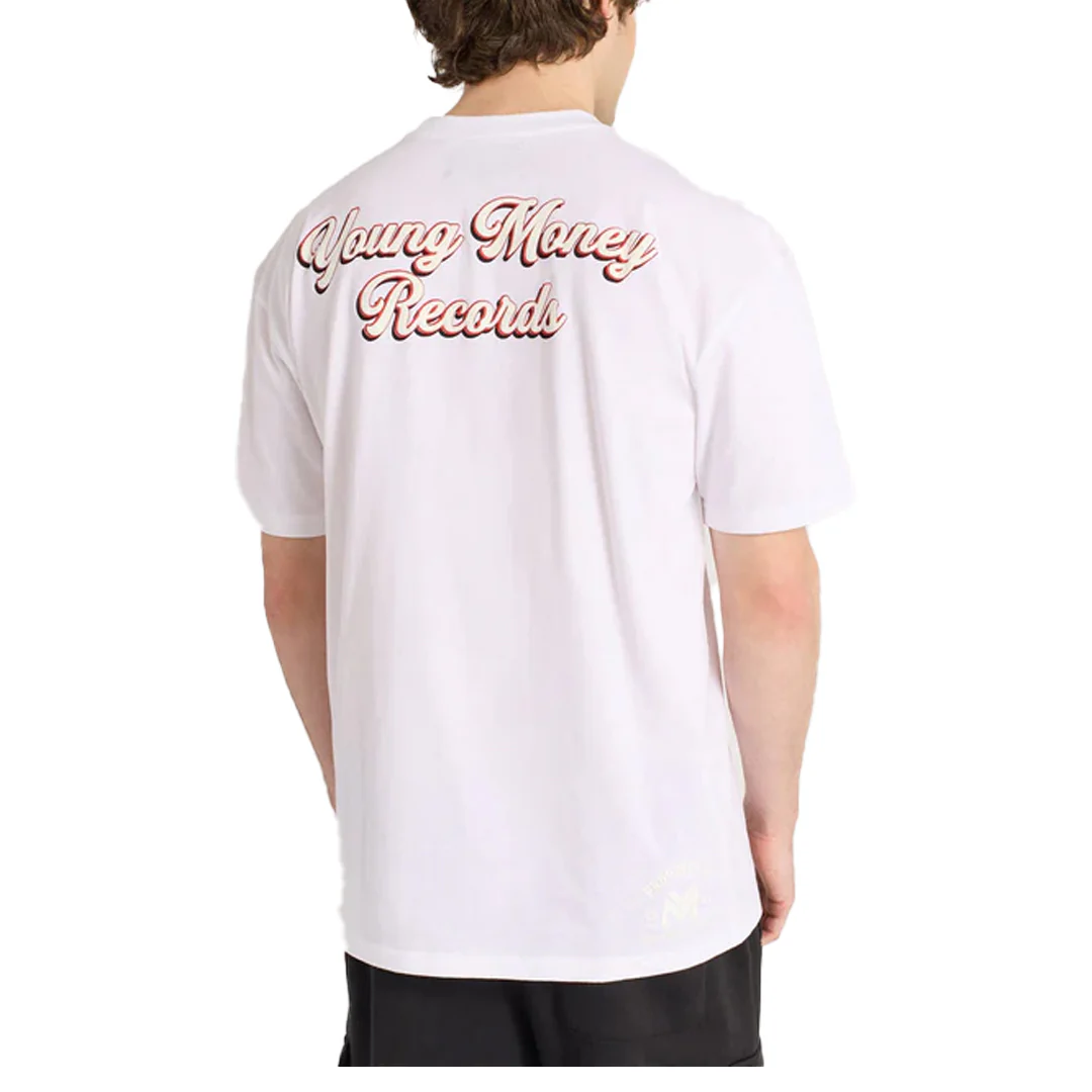 LIL WAYNE YOUNG MONEY RECORDS TEE WHITE - Image 2