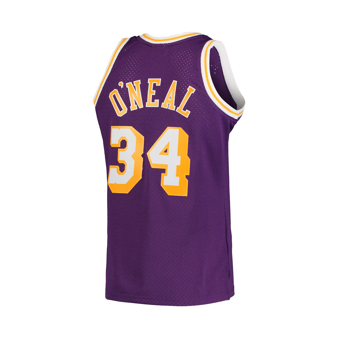 LOS ANGELES LAKERS SHAQUILLE O'NEAL #34 SWINGMAN JERSEY - Image 2