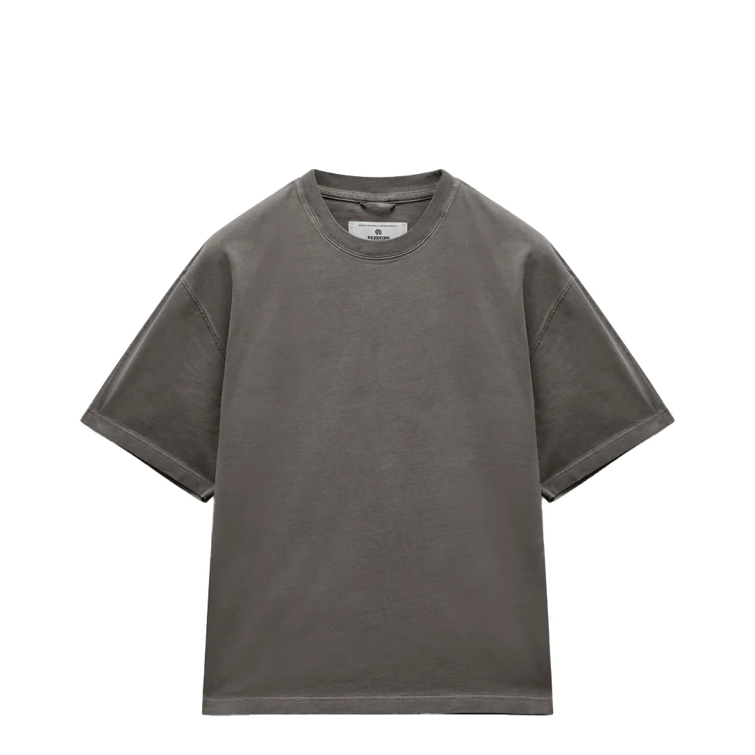 MIDWEIGHT JERSEY FADEAWAY RELAXED T-SHIRT FADED STONE