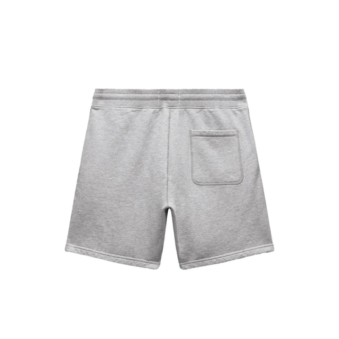 MIDWEIGHT TERRY STANDARD SWEATSHORT 7" HEATHER GREY - Image 2