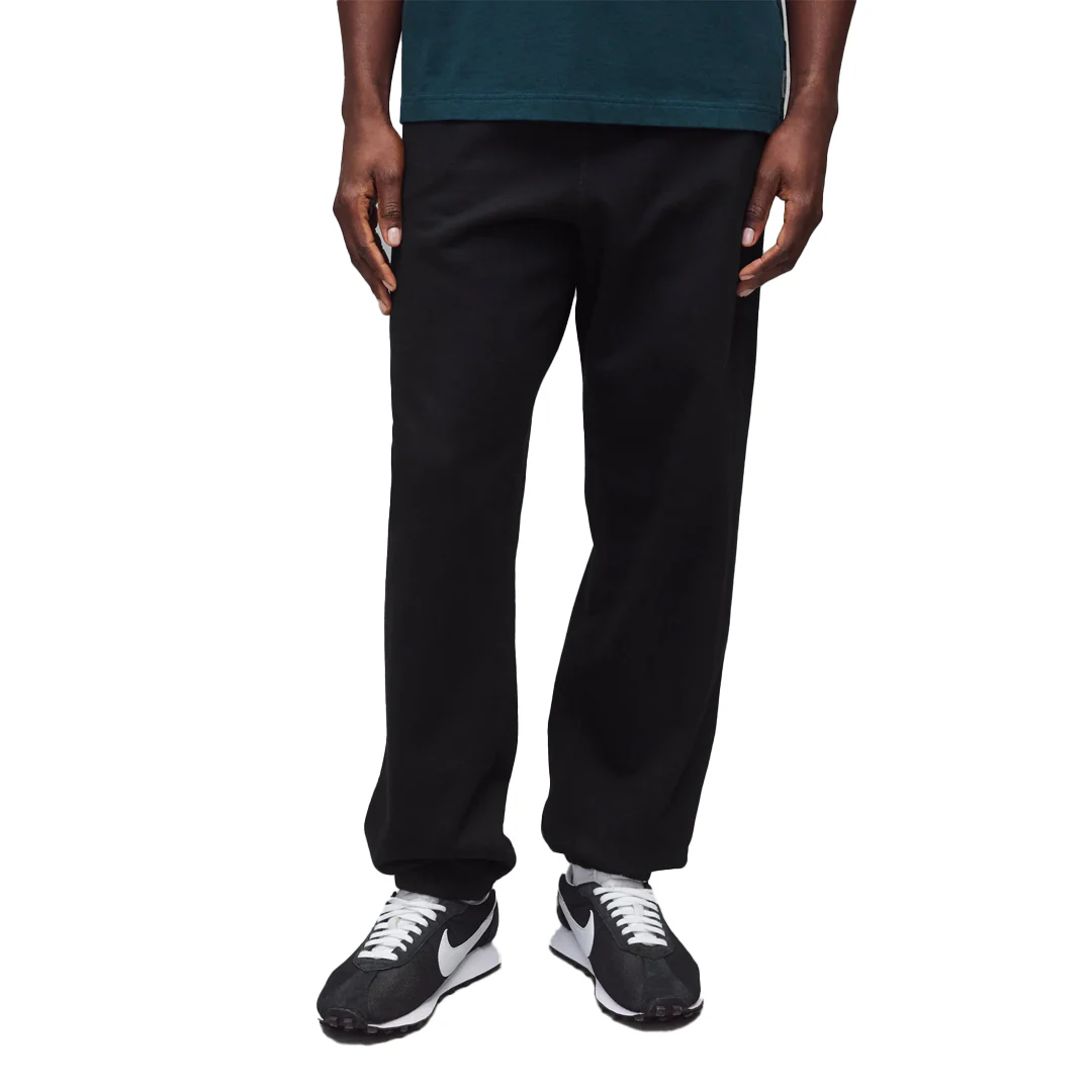 MIDWEIGHT TERRY RELAXED CUFFED SWEATPANT BLACK - Image 3