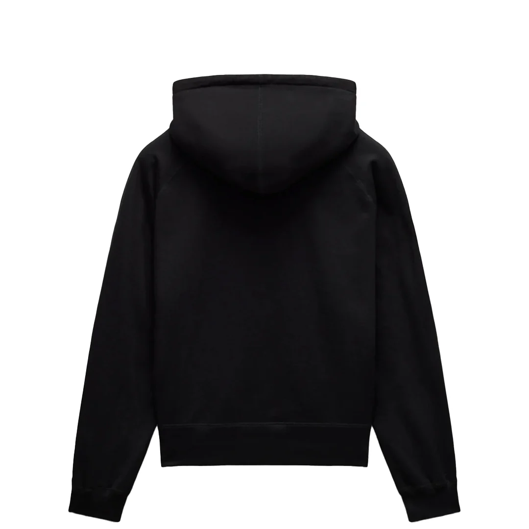 MIDWEIGHT TERRY RELAXED HOODIE BLACK - Image 2
