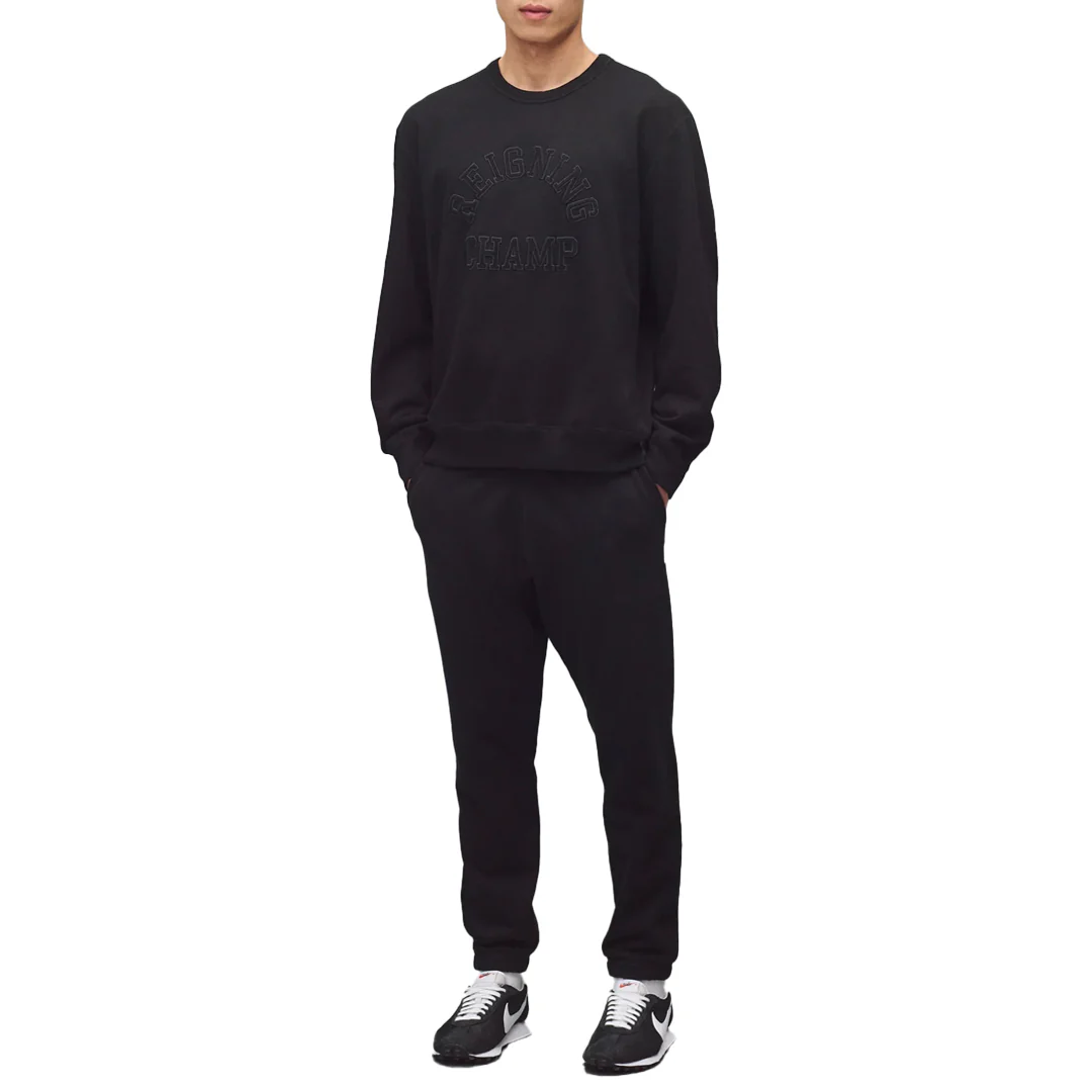 MIDWEIGHT TERRY STANDARD SWEATPANT BLACK - Image 3