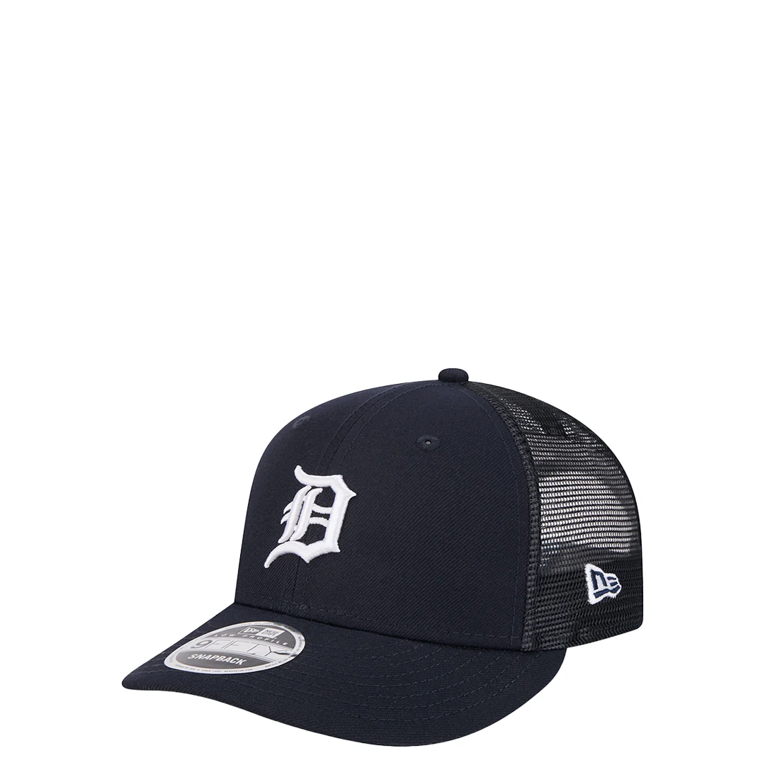 MLB DETROIT TIGERS LOW PROFILE 9FIFTY TRUCKER SNAPBACK NAVY