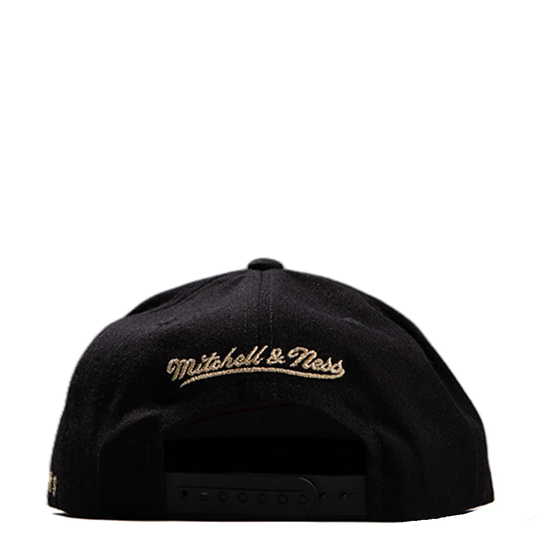 NBA TORONTO RAPTORS METALLIC GOLD LOGO SNAPBACK - Image 4