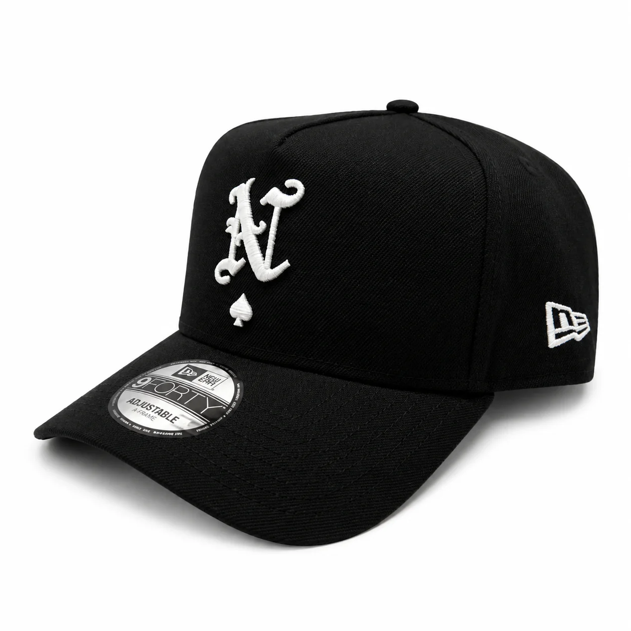 NEW ERA X NRML "ACE OF SPADES" 9FORTY ADJUSTABLE A-FRAME BLACK