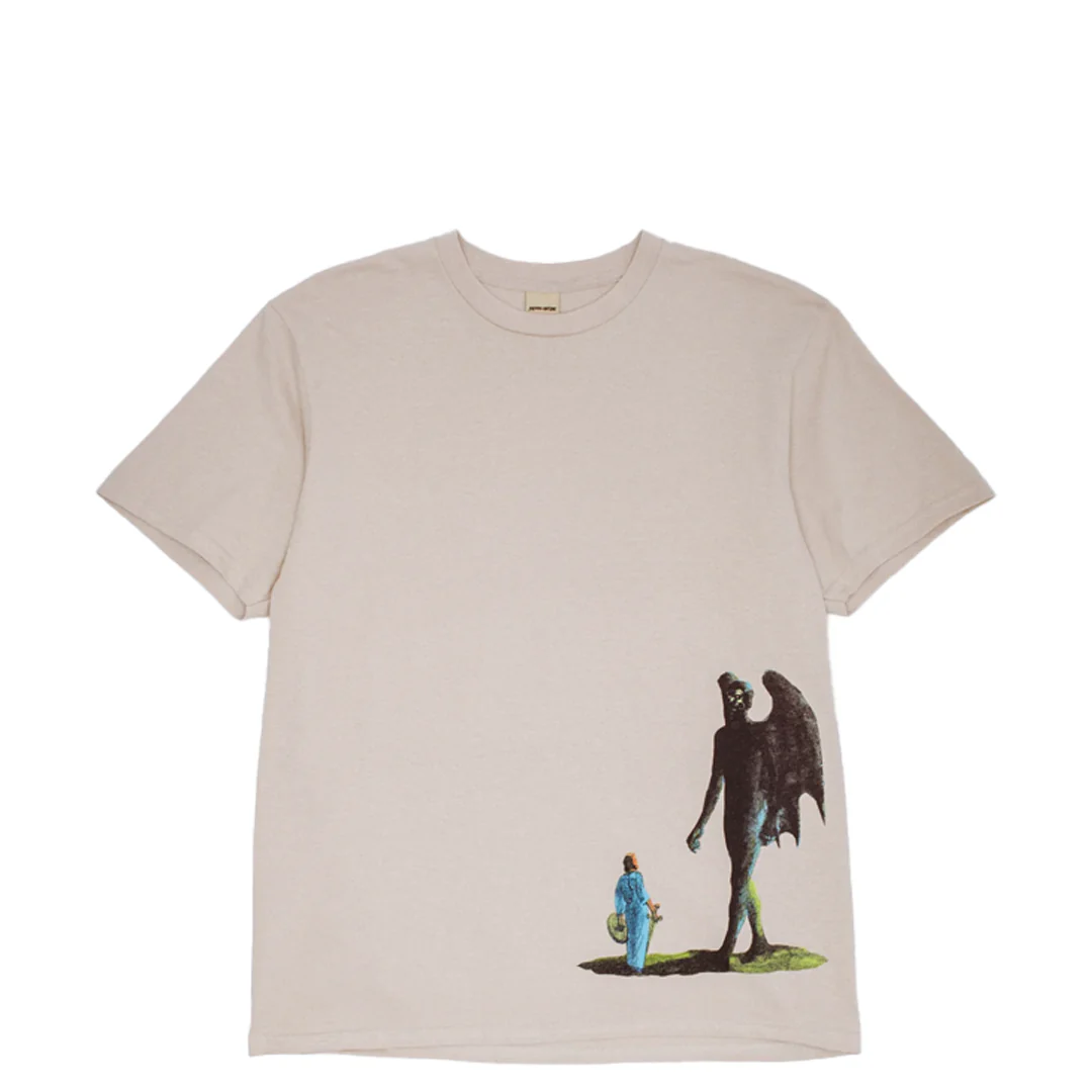 NEW PATH TO THE WATERFALL SHORT SLEEVE TEE TAN